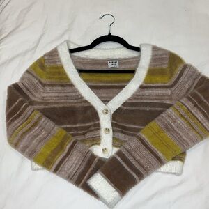 Cropped Long Sleeve Sweater